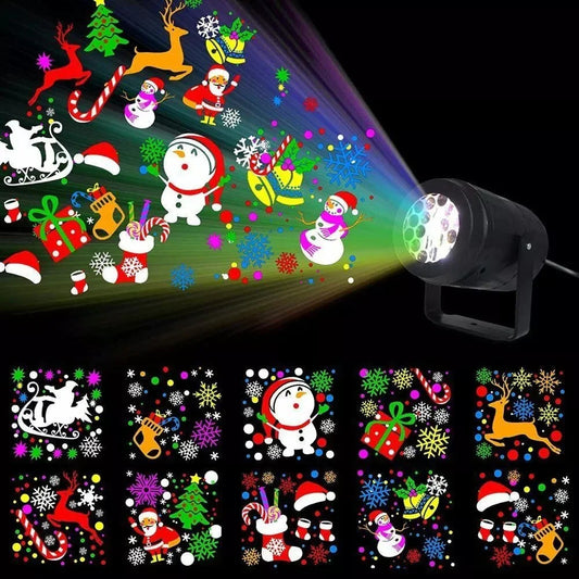“Láser de Navidad: Magia y Color”